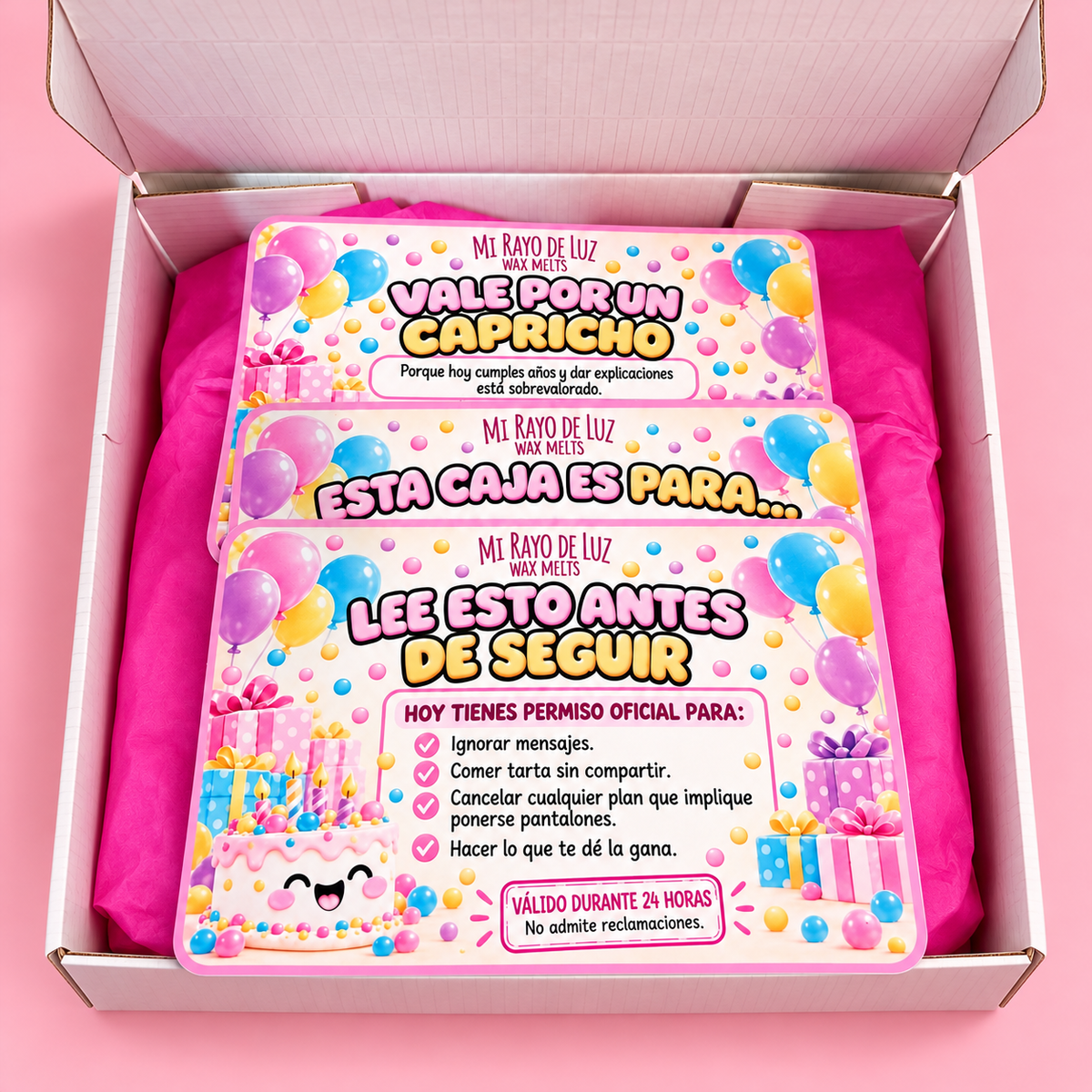 Caja Sorpresa Cumpleaños