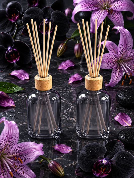 Orquídea y lirio