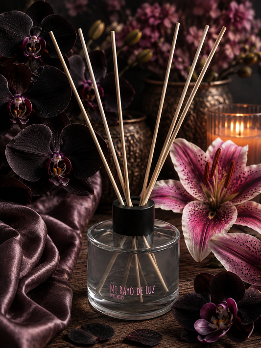 Orquídea y lirio 🖤