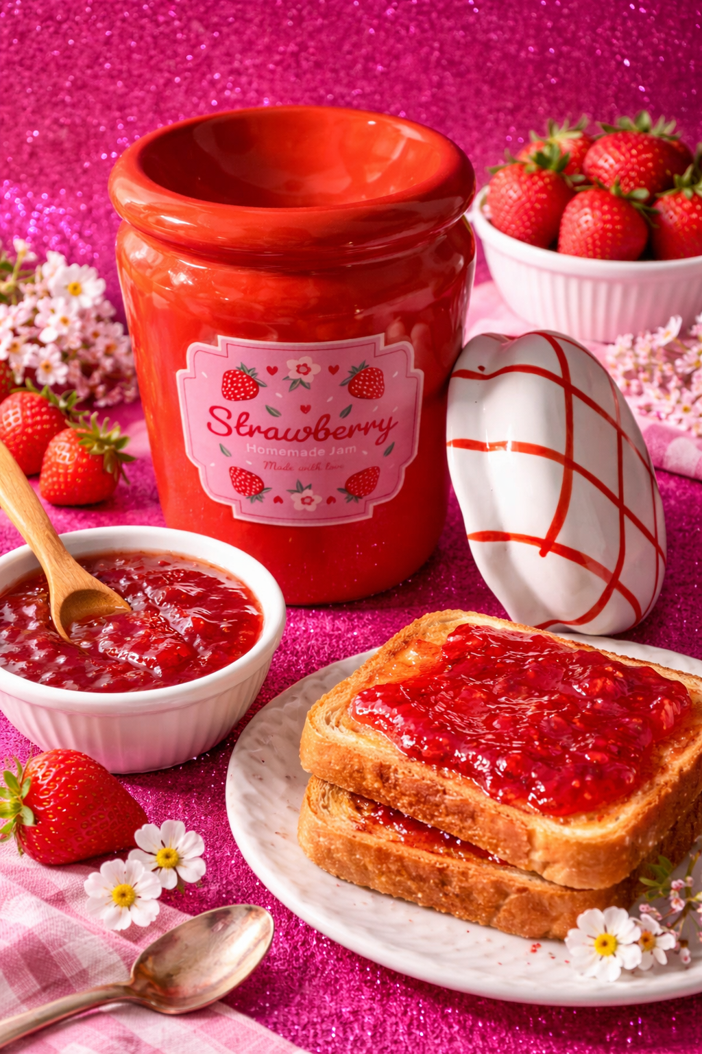 Quemador mermelada de fresa 🍓